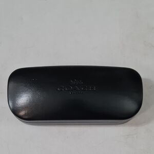 Coach Black Glasses Case with Glossy Finish